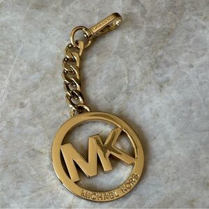 Michael Kors Gold Logo Purse Charm - NWOT - Handbag Charm - BFF Gift - Bag Tag